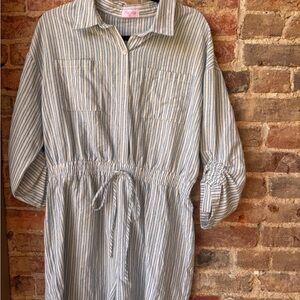 Pink Lilly Stripe Romper Size 2X